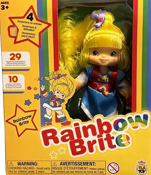RAINBOW BRITE 40TH ANNIVERSARY POSEABLE FASHION DOLL 14 CM